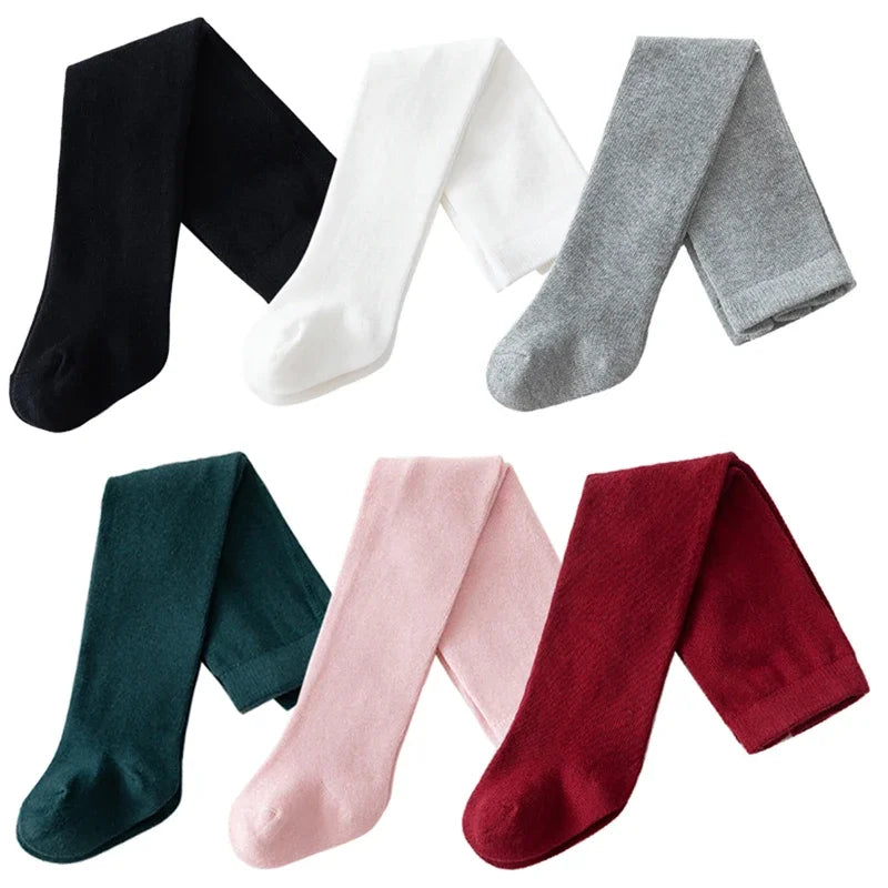 Tights Stockings Baby Girls Newborn Stockings Pantyhose Elastic Waist Solid Color Slim Fit Socks Tights for Casual Daily