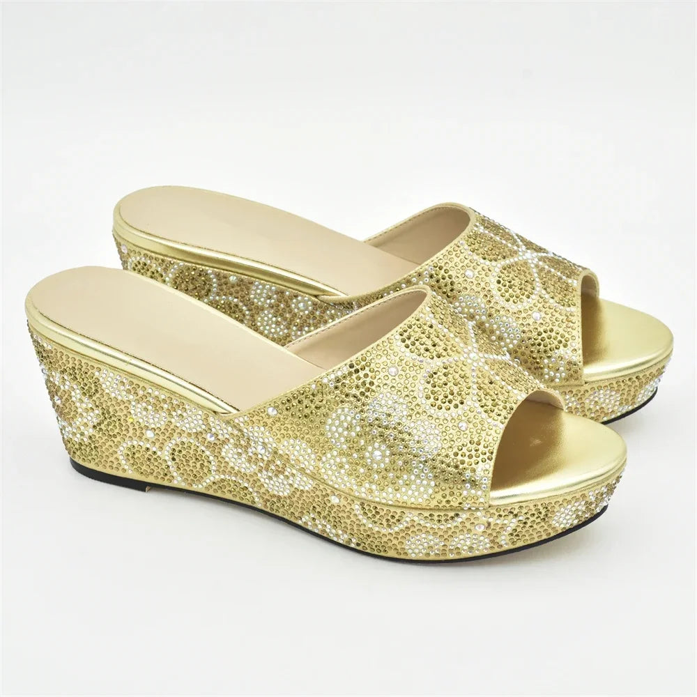 Maxy Fashion Shoe and Matching Bag for Nigeria Party Designer Shoes Women Luxury Wedges 2024 Women Italian African Party Pumps