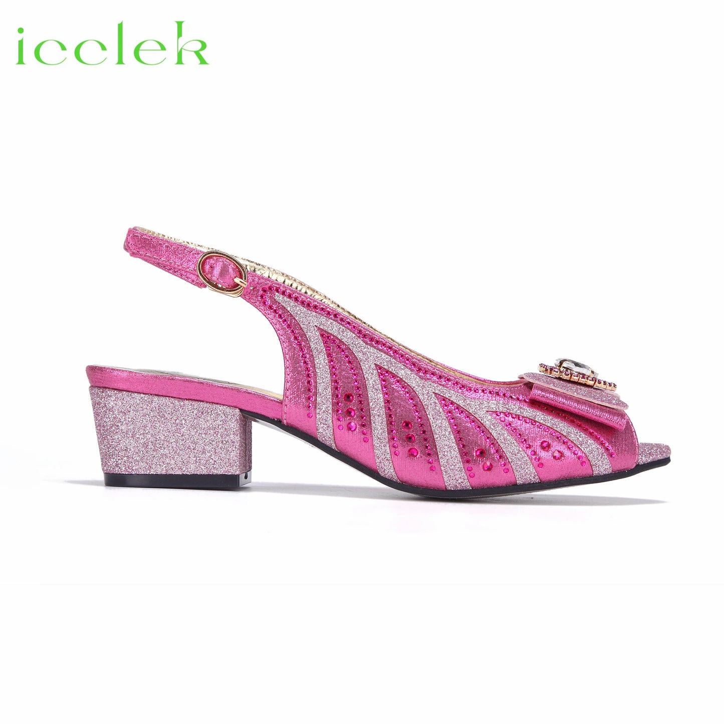 Maxy New Arrival Elegant Style Color Low Heels Nigeria Popular Design African Ladies Shoes and Bag Set-