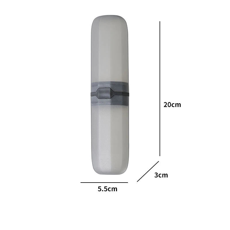 Visco Portable Toothpaste Toothbrush Protect Holder Case Travel Camping Storage Box Protect Toothbrush Toothpaste from Dirt and Damage