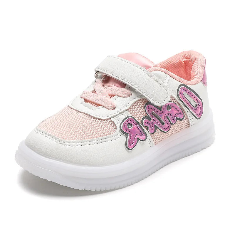 Maxy Girls And Boys Children & Toddler LED Colorful Lighted Shoes Soft Bottom Breathable Fashion Kids Sneakers Size 21-30