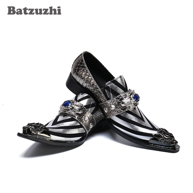 Amay Italian Type Men Dress Shoes Formal Oxford Shoes Men Pointed Toe Leather Party Wedding Men Shoes Chaussures Hommeses