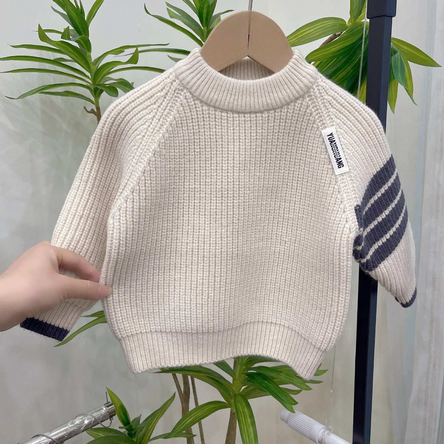 Maxy Boys Sweaters Autumn Winter Children Knitted Outerwear T-shirts for Baby Woolen Clothes Kids Pullover Sweater Toddler 4 5 Years