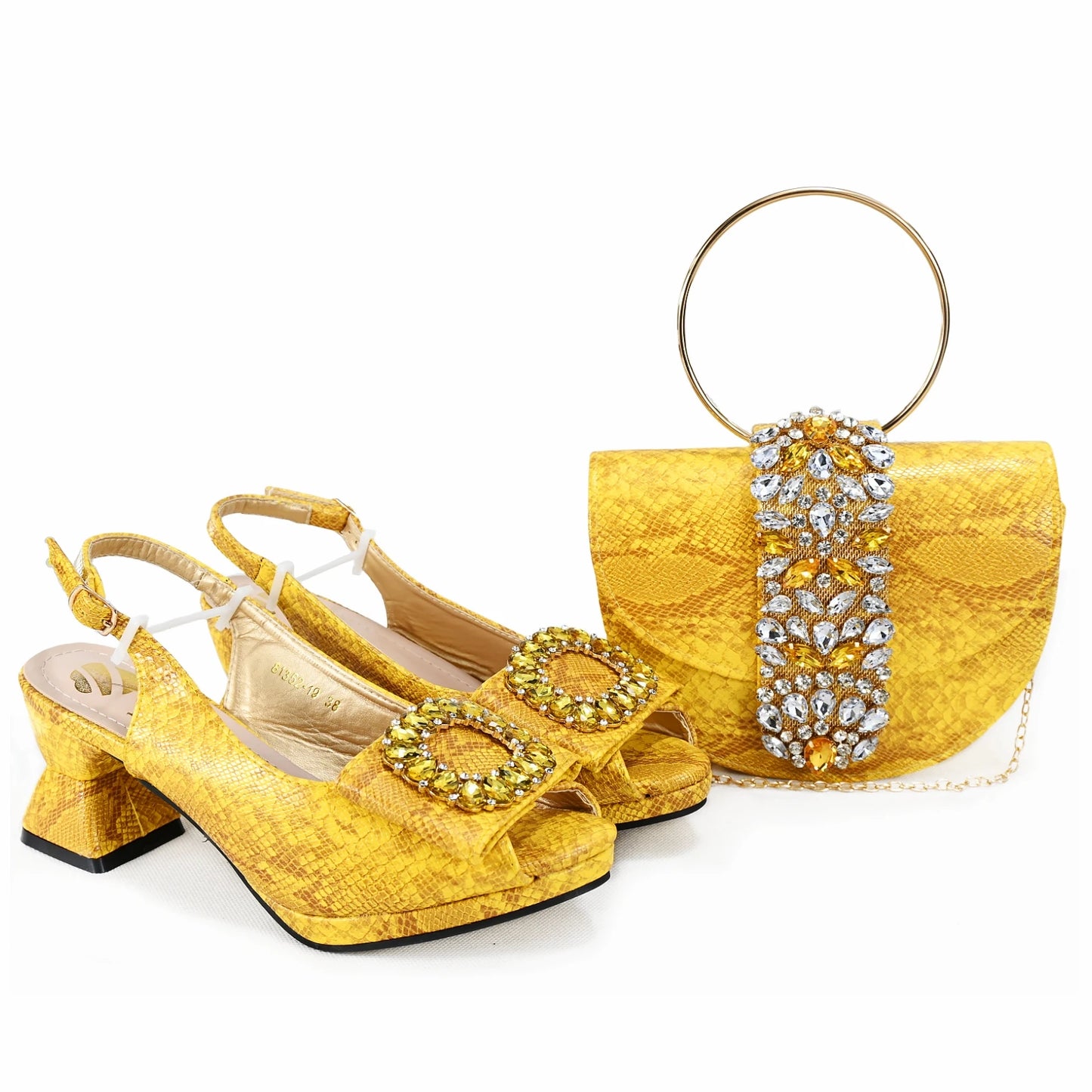 Maxy hot selling Shoes and Bags to Match Set Party Pumps Matching Shoe and Bag Set for Party!