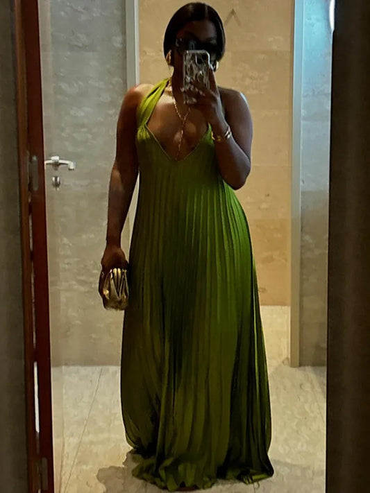 Amay Dresses for Women Elegant Dashiki Spring Autumn Maxy Dress Ladies Traditional Africa Clothing Fairy Long Dress