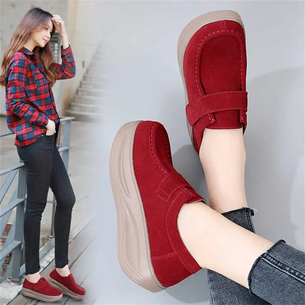 Amay Without Lacing Platformed Women Shoes Summer Vulcanize Red Boots For Womans Autumn Sneakers For Women Sport Sapatenis