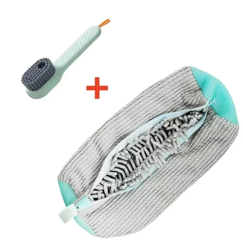 Maxy Durable Shoe Washing Machine Bag or brush for All Shoe Types,Ideal for Sneakers and Casual Shoes,Laundry Wash Bag