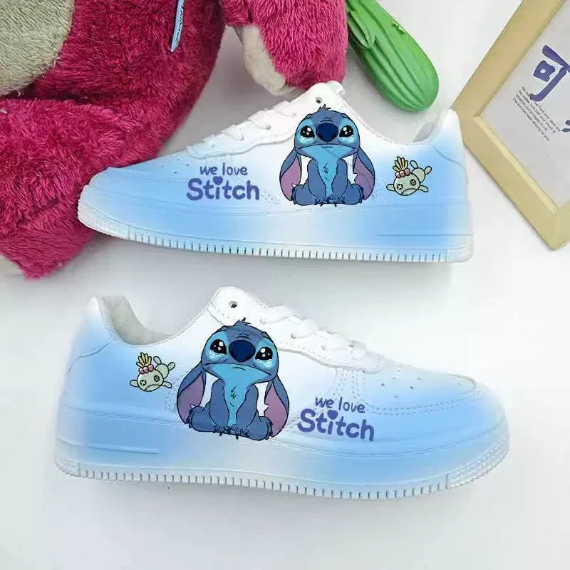 Maxy New Disney cartoon Stitch cute Casual shoes soft sports shoes for girlfriend gift EU size 35-44