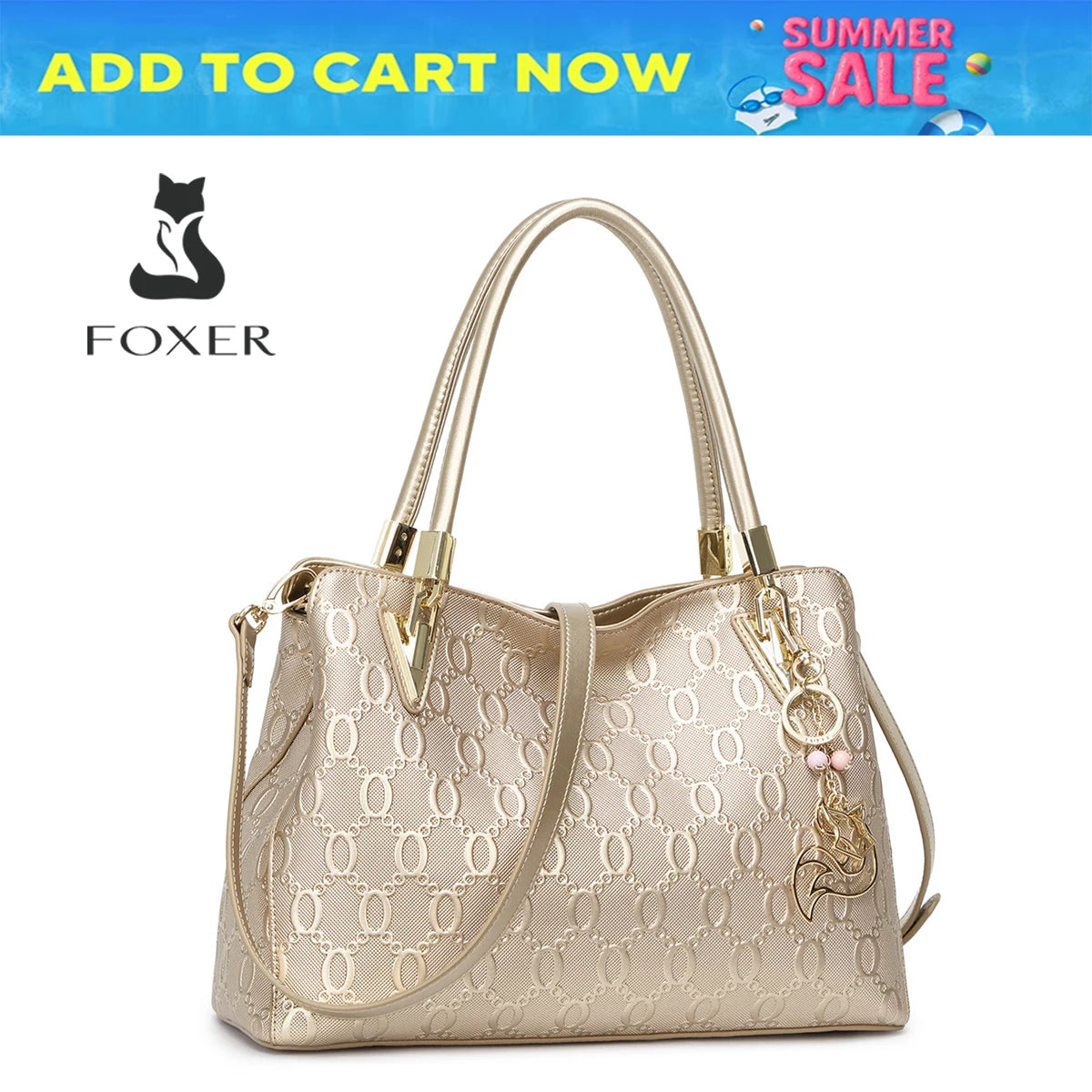 Maxy FOXER Women Big Cowhide Shoulder Bag Female Split Leather Handbag Fashion Lady Tote Large Capacity Top Handle Bag