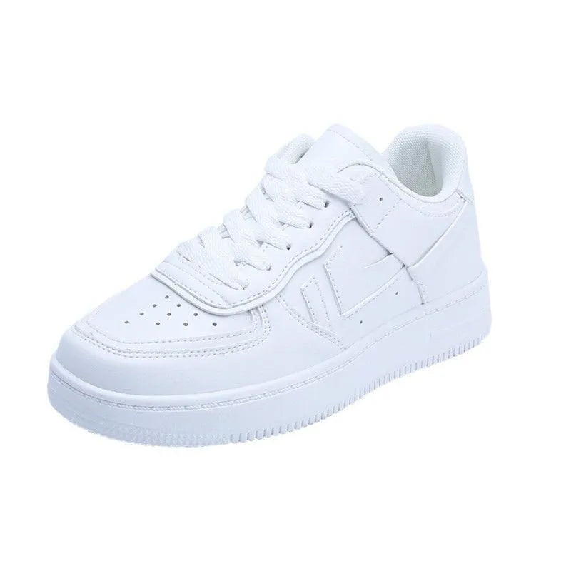 White Shoes Flat Platform Skate Shoes Woman Ins Leisure Women Tide Low Top Sneakers Streetwear Female Shoes zapatos para mujeres