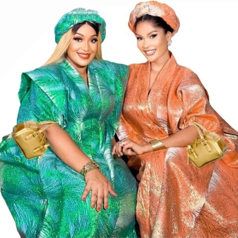 Maxy radiational African Dress For Women Plus Size Boubou Luxury Wedding Party Evening Gown Dubai Turkey Hijab Abayas Kaftan Clothing