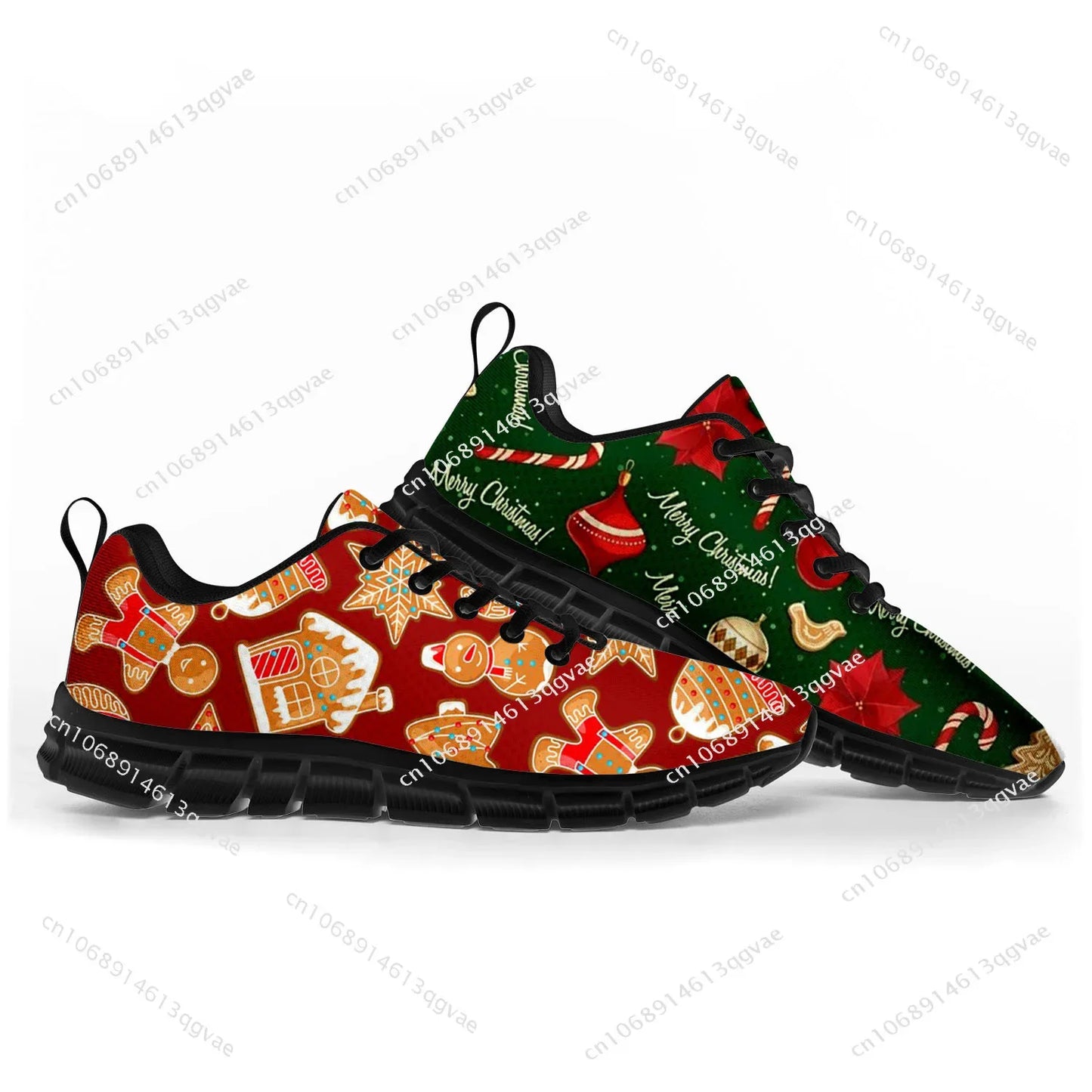 Maxy New Christmas Sports Shoes Mens Womens Teenager Kids Children Customized Sneakers Casual Tailor-Made Shoe High Quality Couple