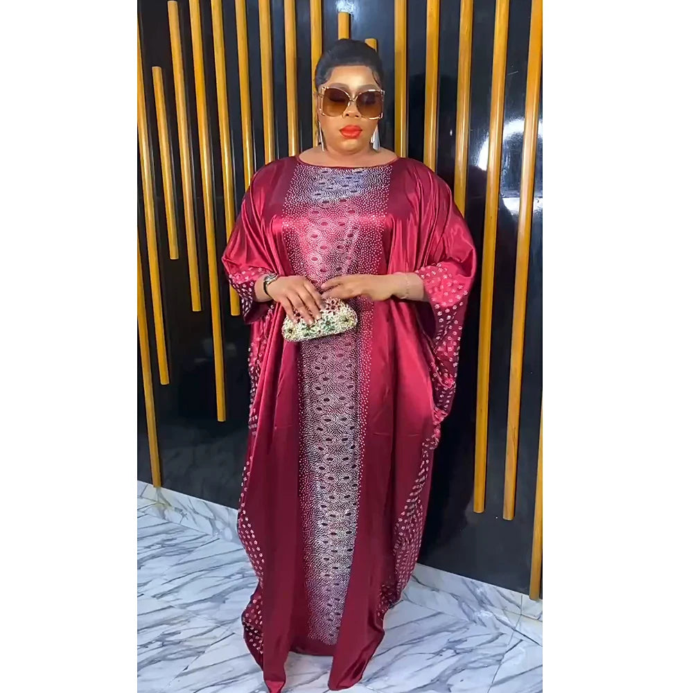 Amay Dresses for Women Traditional Clothing Dashiki Ankara Outfits Gown Abayas Robe Muslim Kaftan Maxy Long Dress