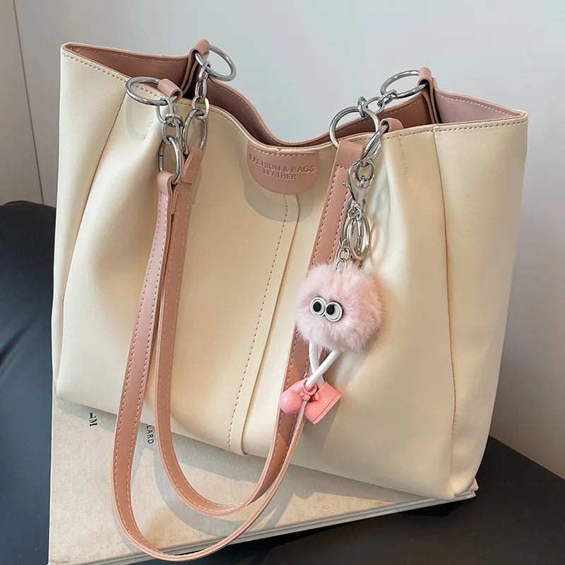 Maxy Large Capacity New Versatile Shoulder Bag Hand-held Travel Waterproof College Student Tote Bag Multi Luggage Handbag for Women