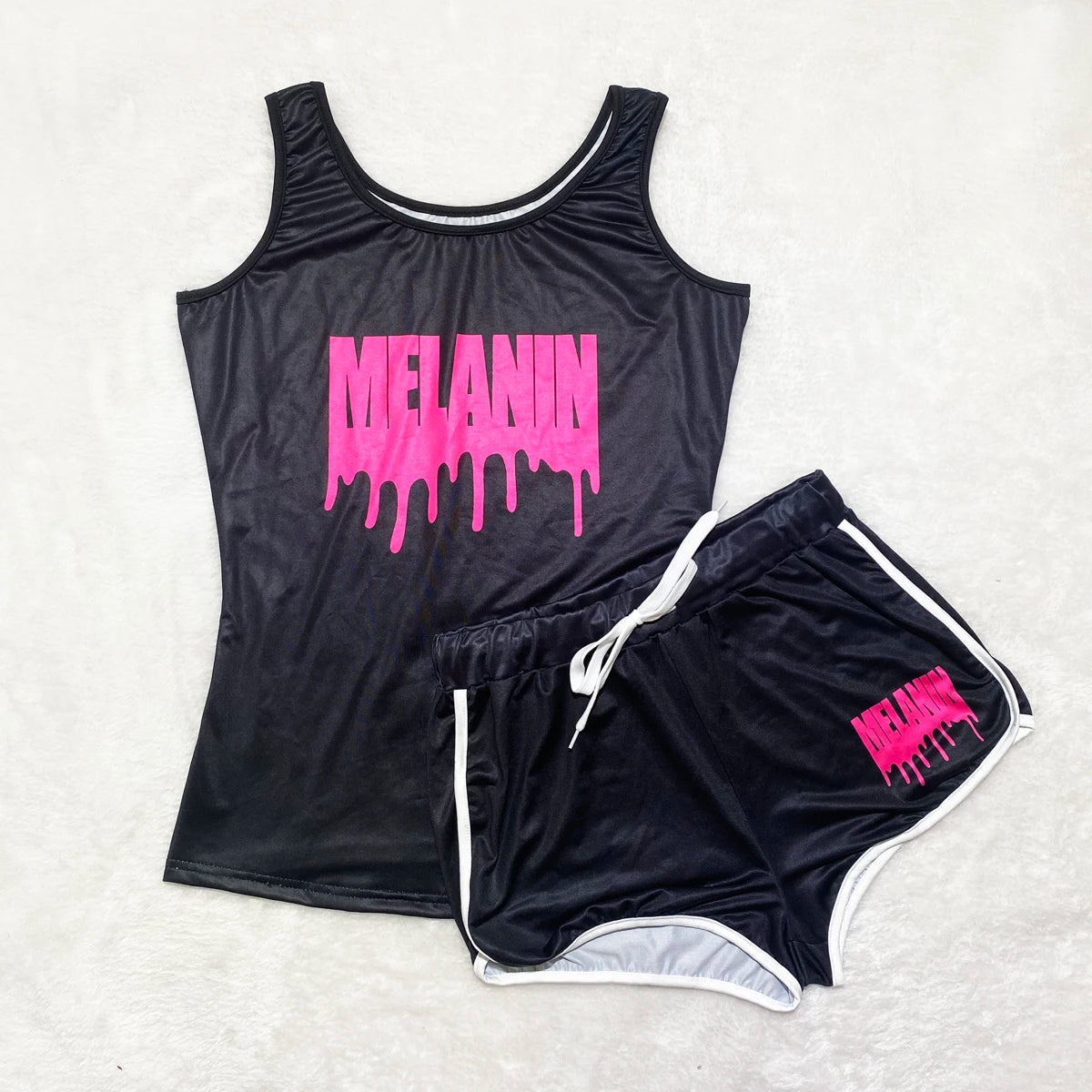 Maxy Short Sets 2 piece sets women outfit juicy Tank Top Shorts matching sets Summer Clothes Sports Fitness Workout Tracksuits