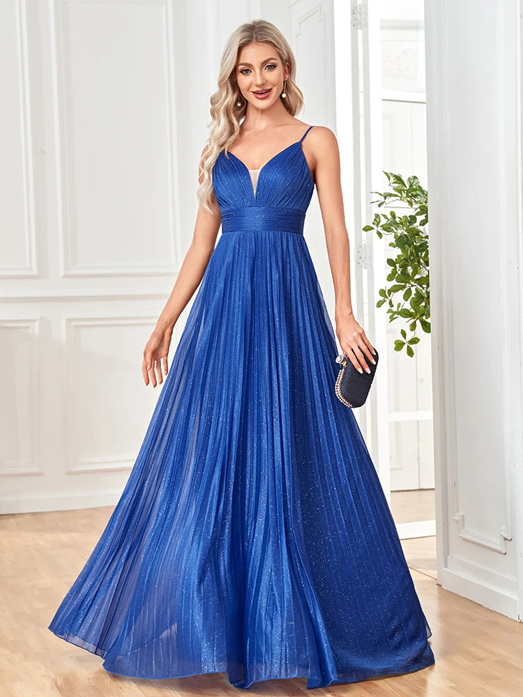 Maxy Elegant A-line Green Evening Dress Luxury Floor Length Women Backless Formal Wedding Party Prom Caicktail Dress Gowns