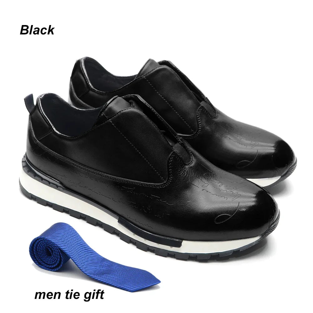 Visco Classic Brand Designer Business Casual Sneaker Shoes for Men Genuine Leather Lace-up Basic Outdoor Footwear Daily Flat Oxfords