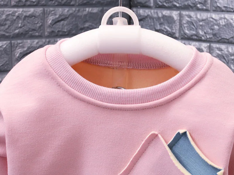 Winter 2PC Toddler Baby Clothes Outfit Thickening Infant Boy Kids Shirt Tops+Pants Casual Clothing for 12 Months-4Years