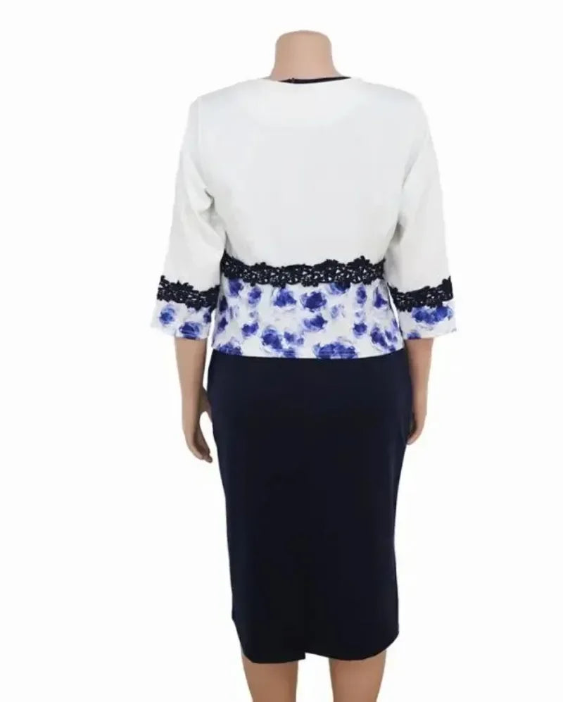 Maxy new arrival elegant fashion style women plus size dress XL-5XL