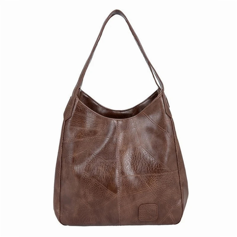 Maxy Women's Handbags Soft PU-Leather Shoulder Bags Ladies All-matching Shopping Dating Bag Large Capacity Crossbody Bag Gift