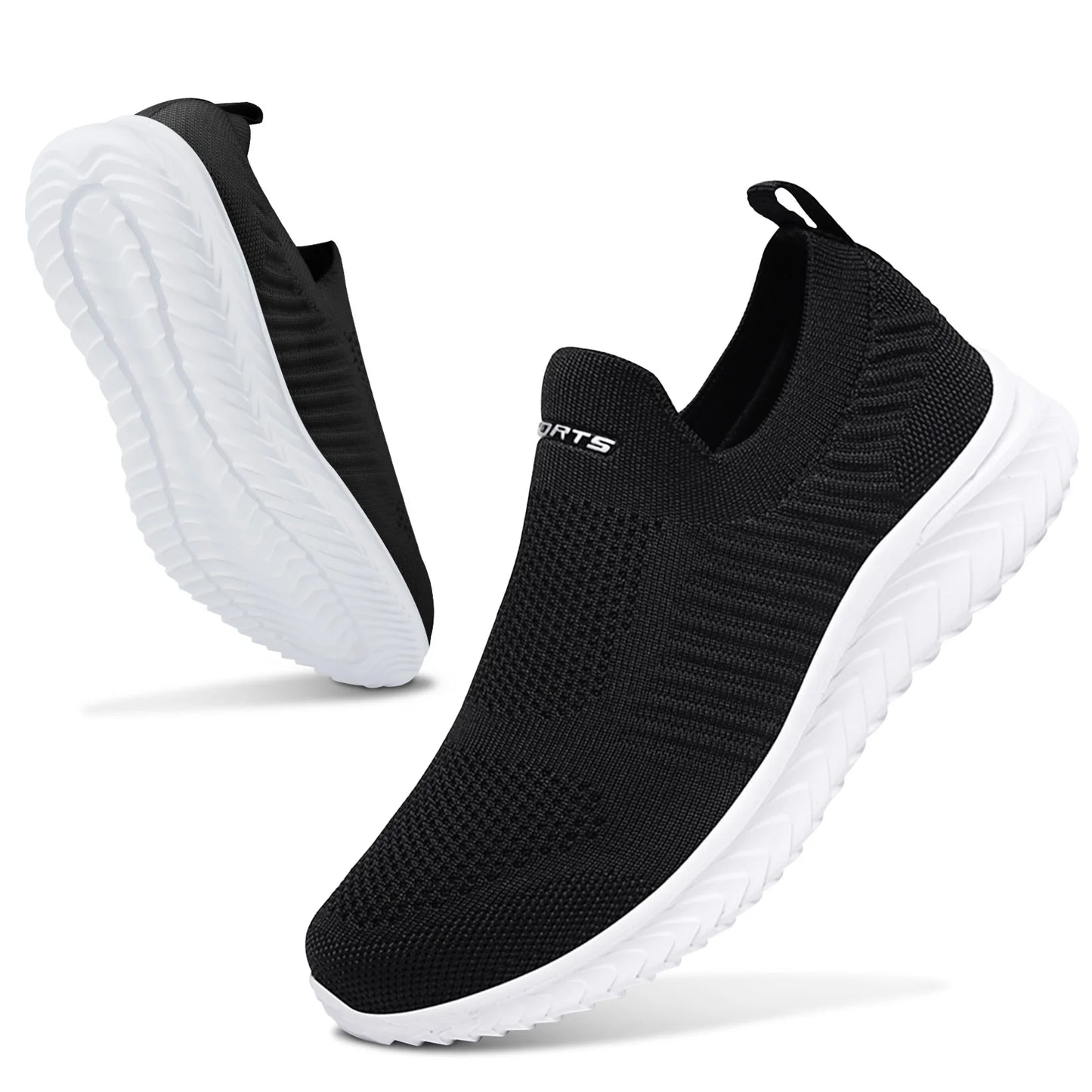 Maxy Women's Running Shoes Women's Lightweight Slip On Walking Running Shoes Athletic Sneakers