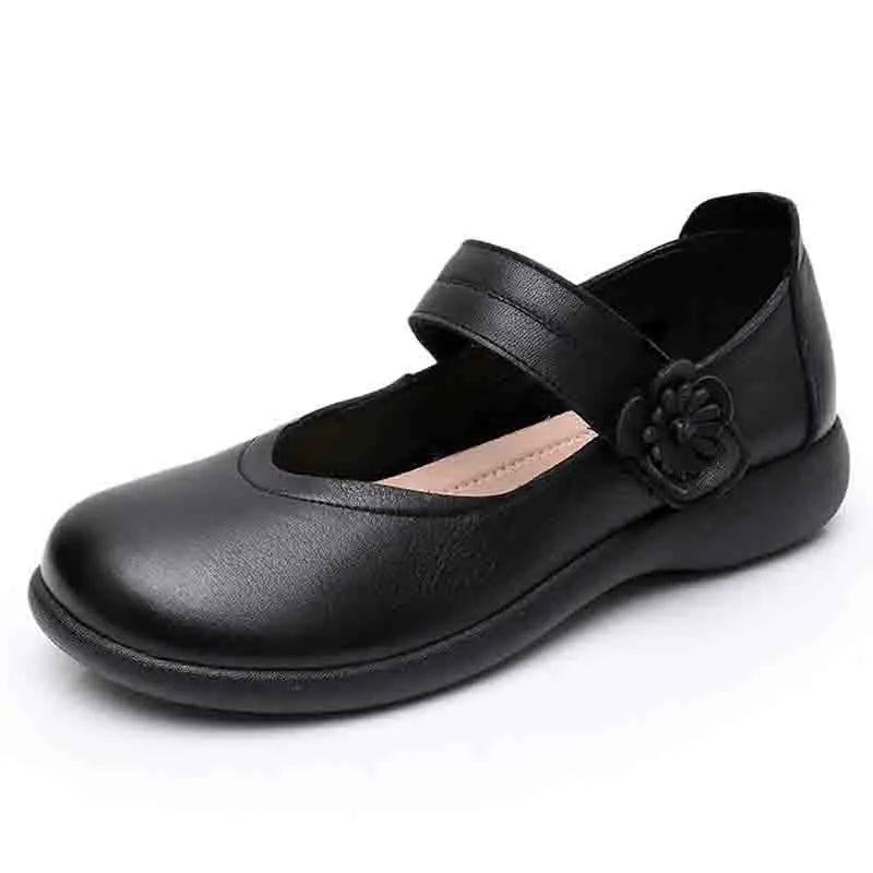 Maxy Retro Woman Shoes Soft Casual Female Sneakers Slip-on Shallow Mouth Round Toe Flats Grandma Summer New Slip On Dress Rubber Hook