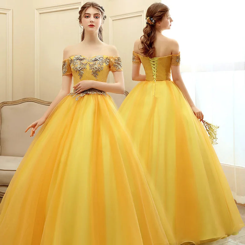 Maxy New Fashionable Strapless Vocal Art Exam, Beautiful Voice Performance, Fluffy Skirt, Stage Host, Annual Meeting, Evening Gown