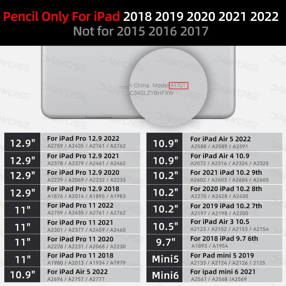 Maxy Apple Pencil Palm Rejection Power Display Ipad Pencil Pen For iPad Accessories 2022 2021 2020 2019 2018 Pro Air Mini Stylus