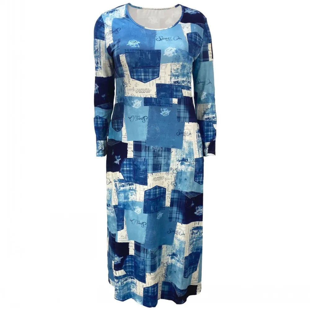 Maxy XL-5XL Plus Size Clothes Dresses Women Robes Summer Autumn Long Sleeve Street Style Casual 3XL 4XL Big Size Dress Oversize