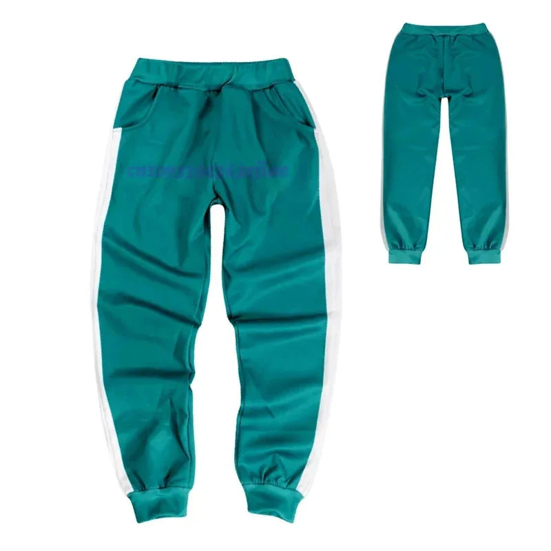 Maxy New Squid Teenagers Sportswear Sweatshirt Player 456 Cosplay Costume 230 Thanos Tracksuit Jacket T-shirt Pant ★❤♡★