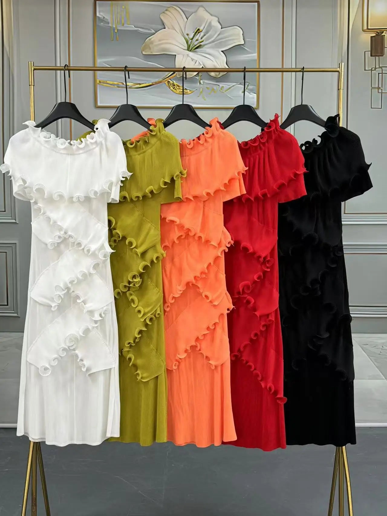 Amay women prom dresses luxury plus size casual elegant African fashion evening party dress Coral Red black white High quality