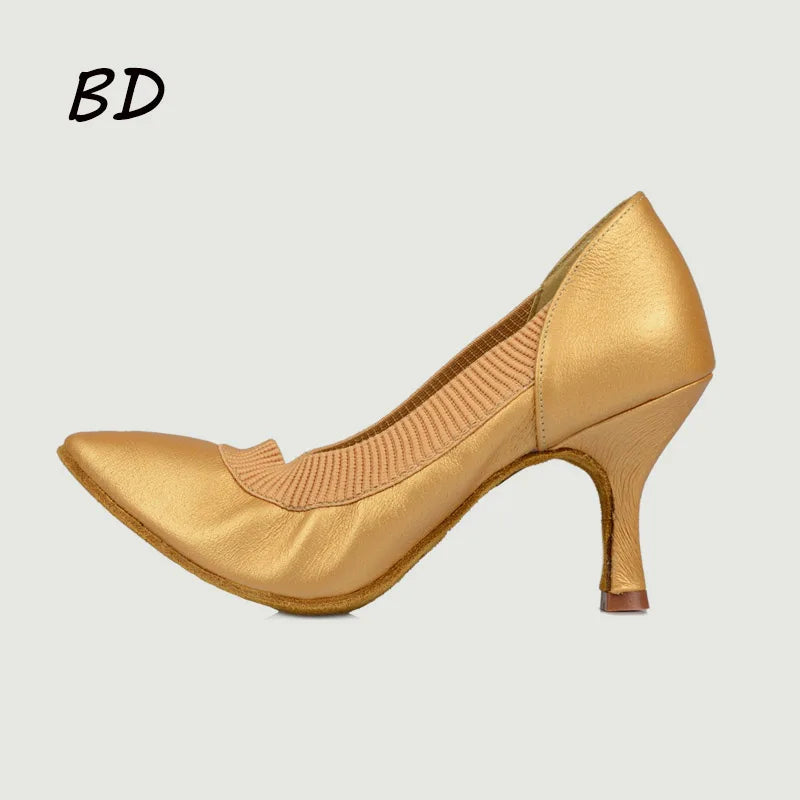 Maxy Women Shoes Sneakers Latin Dance shoes Soft Bottom Sports BD DANCE 191 Modern Jazz Ballroom Shoe Elastic design Cowhide soles