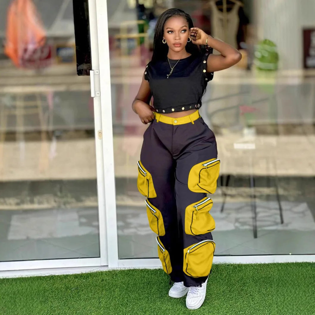 Maxy 2 Piece Women Set Dashiki African Clothes Summer Spring New Fashion Short Sleeve Top And Pants Suit Party Lady Matching Sets