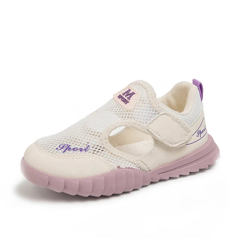 Maxy Children sandals girl breathable mesh soft sole beach shoes kid shoe for girl toddler boy shoe deisgner casual sneaker sandalias