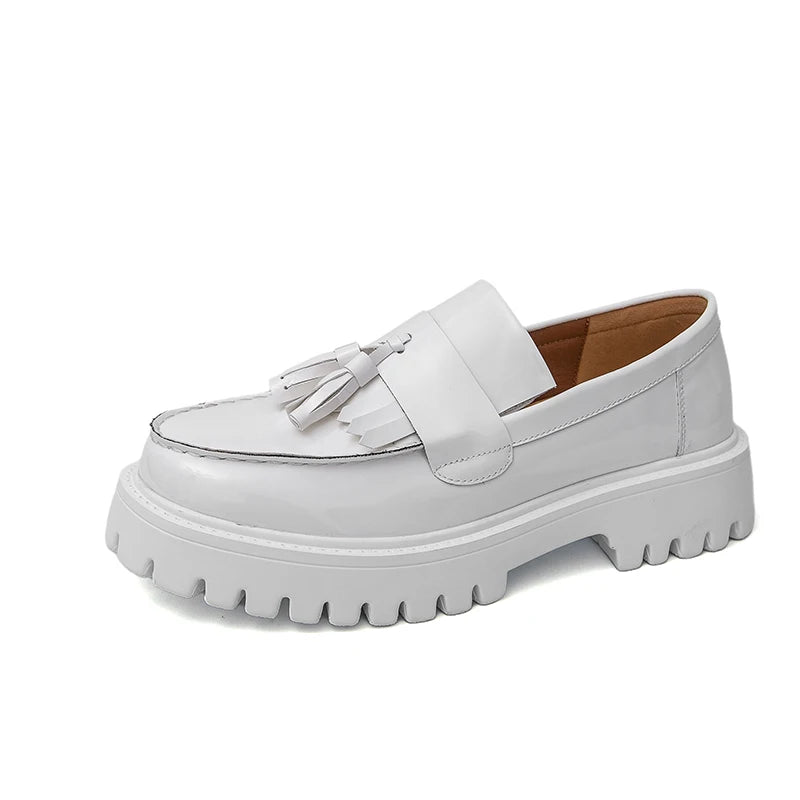 Vissco New Casual Business Shoe for Men Outdoor Wear-Resistant Trendy All-match Thick Bottom Fashion Dress Men's Shoes Four Seasons