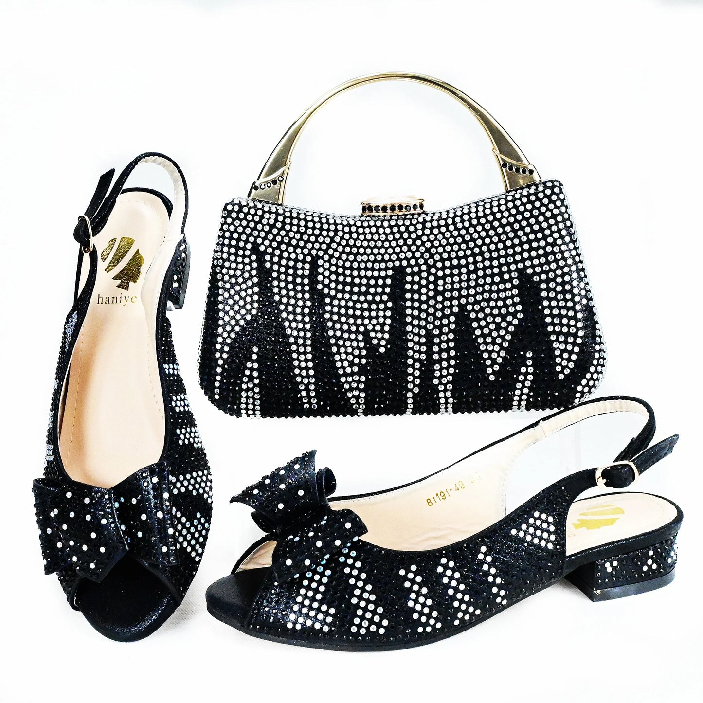 Momsey Shoes And Bag Matching Set with Blue Hot Selling Women Shoes and Bag Set
