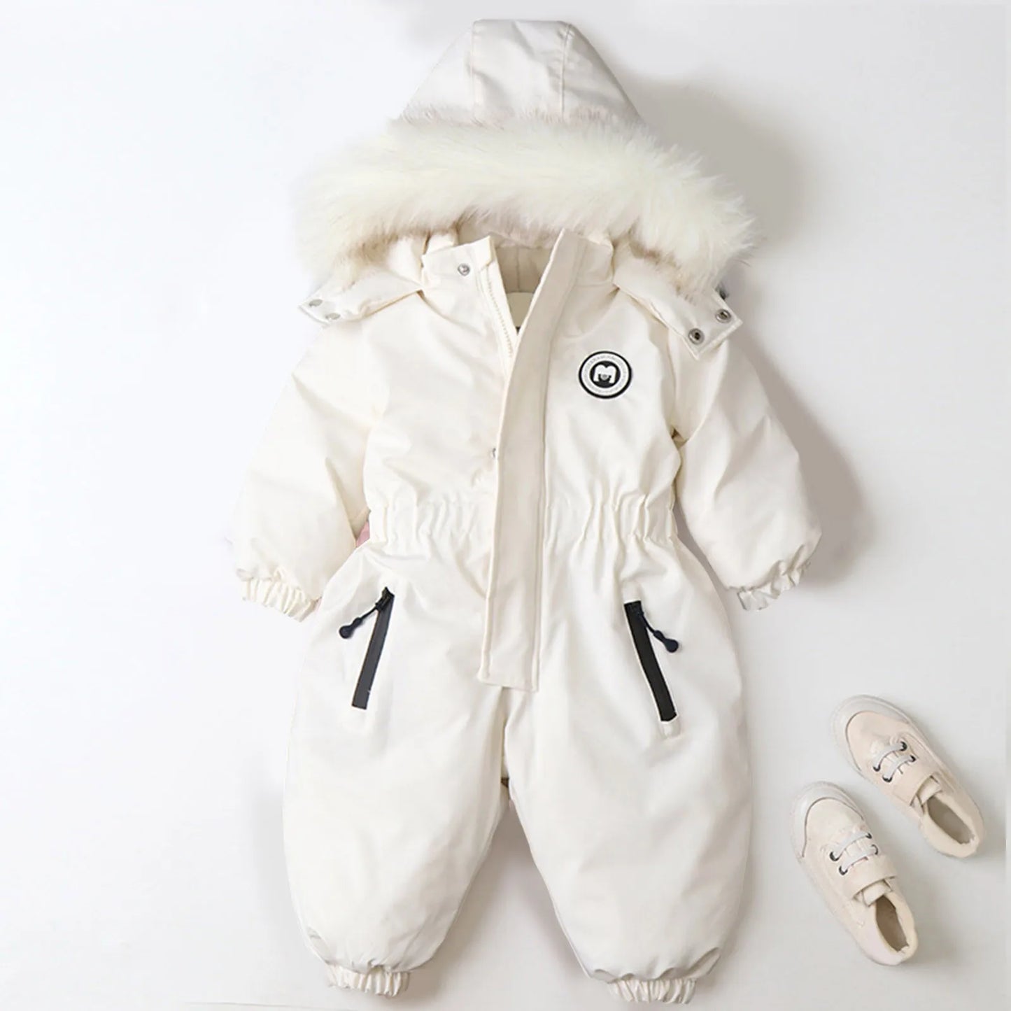 Maxy 2024 Winter Ski Suit Plus Velvet Baby Jumpsuit Boy Overalls Warm Kids Toddler Girl Clothes Children Clothing Coat Overcoat Wear