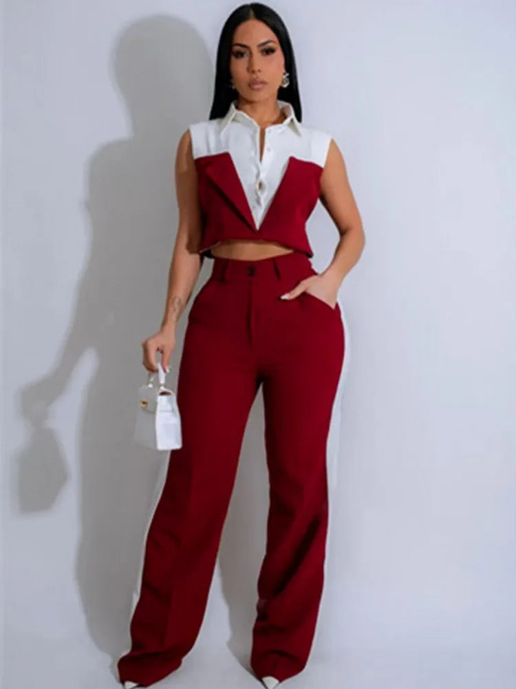 Maxy 2 Piece Women Sets Pring Matching Sets Two Pieces Sets Top And Pants Suits Outfits Clothing New Arrival Spring Summer