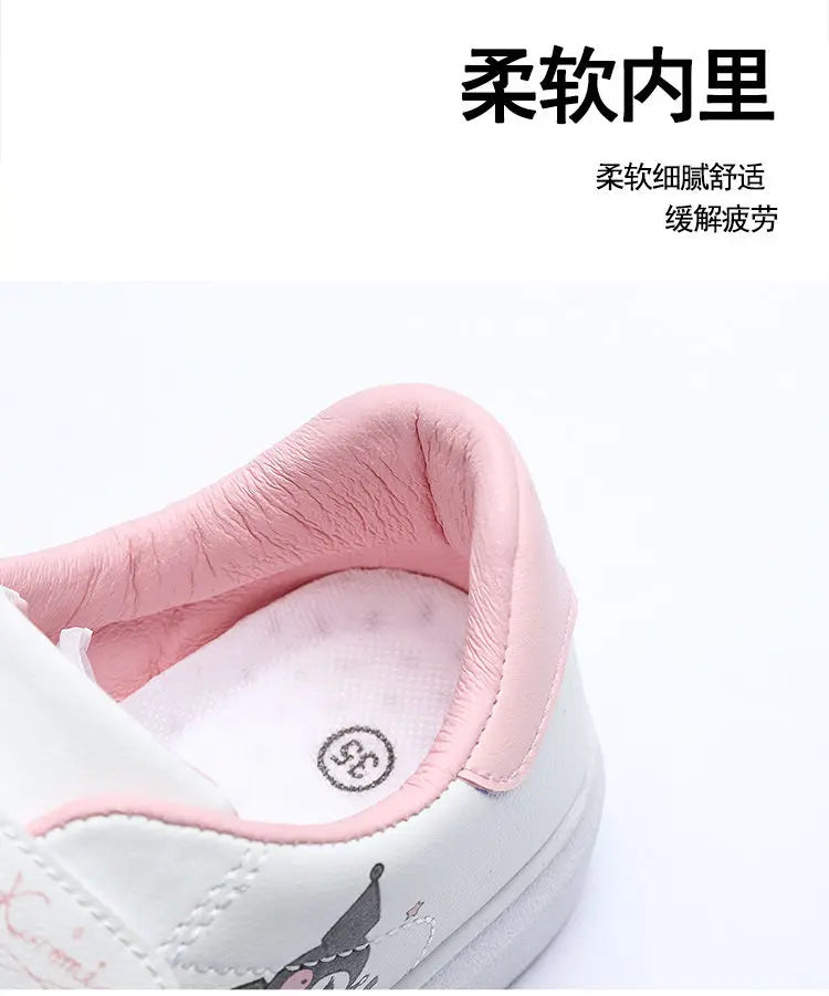 Maxy New Genuine Sanrio Kuromi Cinnamoroll Children Shoes Girls Heart Cute Anime My Melody Sneakers Soft Bottom Anti-Slip Girls Gifts