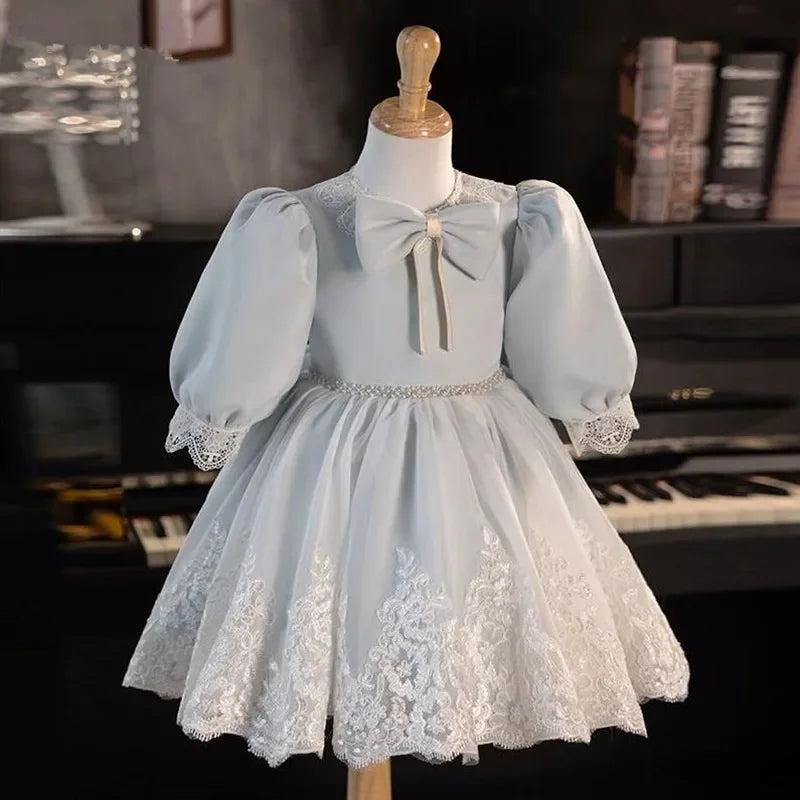 Amay New Children's Evening Gown Host Piano Performance Wedding Birthday Party Flower Girl Dresses A4212 Bridesmaid Dresses