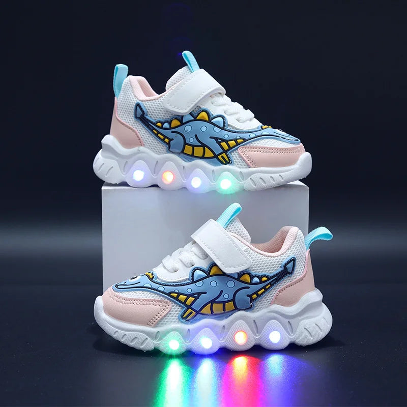 Maxy New LED Children's Trainers Boys and Girls Tennis Shoes Sports Shoes for Toddlers Child Kids Sneakers