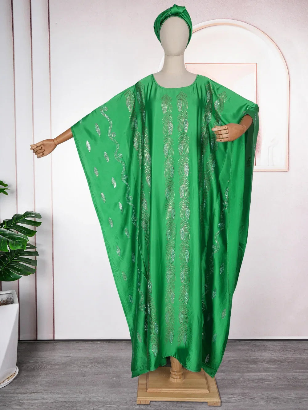 Maxy Plus Size African Dresses for Women Autumn African Half Sleeve Polyester Party Evening Long Maxy Dress Outfits Africa Clothing