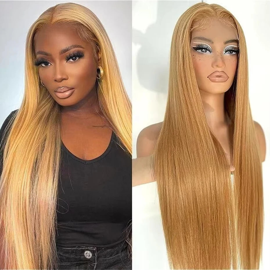 SoGreat Straight Hd Lace Frontal Wig 13x6 13x4 Lace Frontal Bone Straight Human Hair Wigs Honey Blonde Wig Human Hair Brazilian