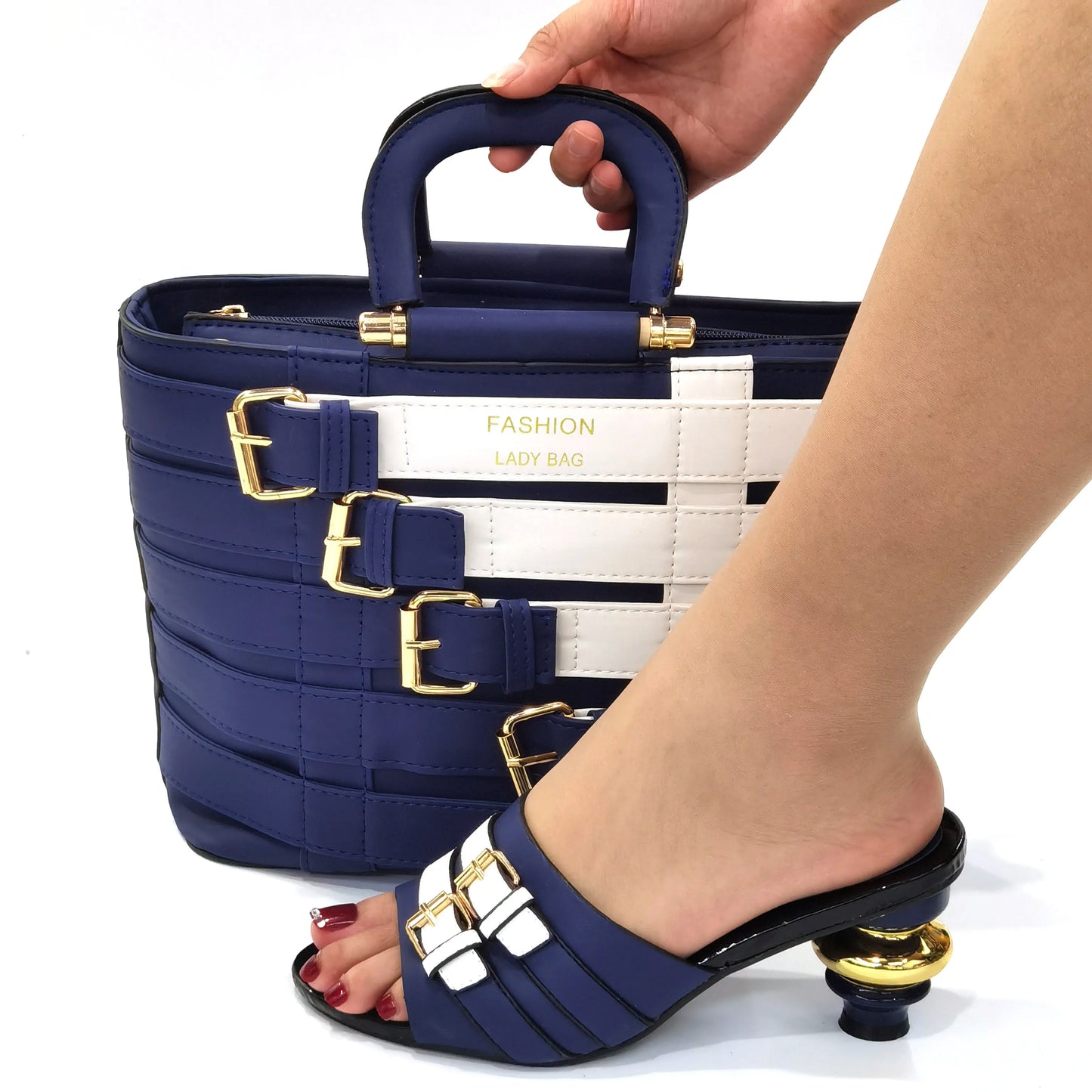 Maxy Doer show Italian Shoes and Bag Sets for Evening Party with Stones Italian Leather Handbags Match Bags!HOP1-25