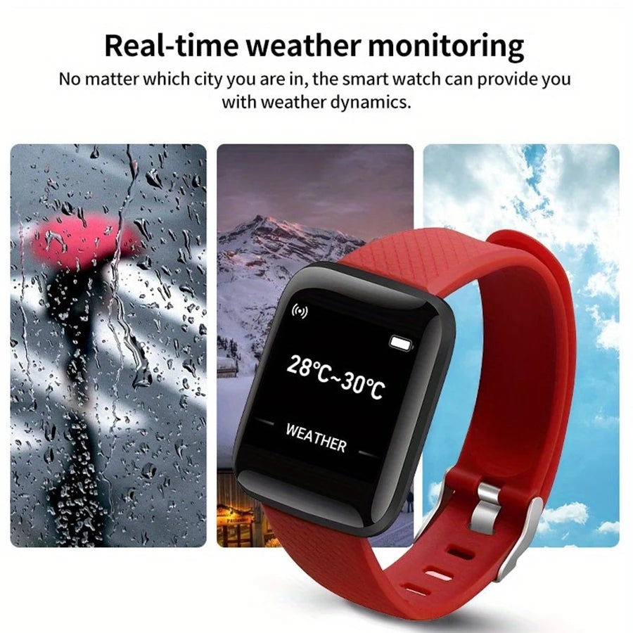 Maxy Smartwatch Men Women Wristwatches Smart Watch Message Fitness Monitor Bracelet Birthday Gift Electronic Clock For Android IOS
