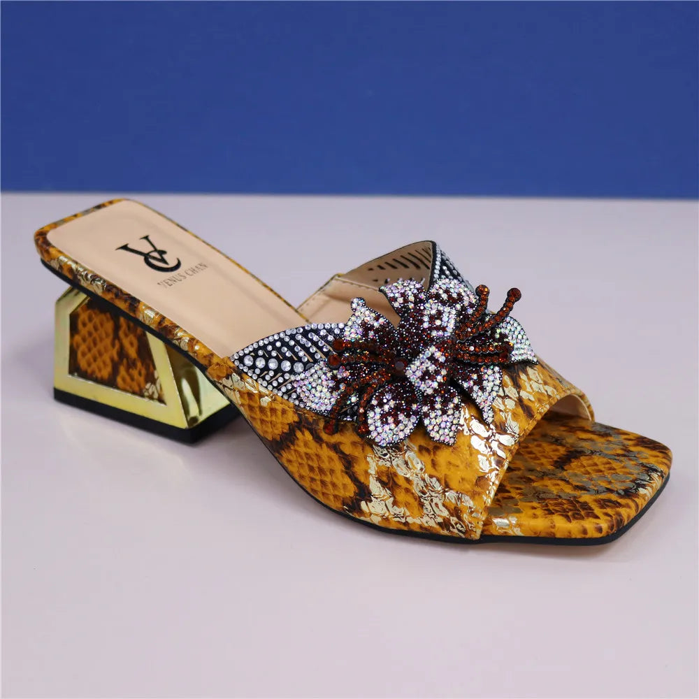 New Arrival Italian Shoe and Bag Set for Party In Women Summer High Heeled Shoes for Women Designer Shoes Women Luxury 2024
