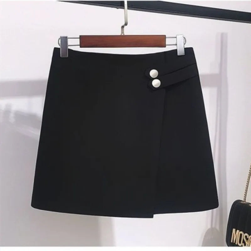 Amay Girl White Shirt Top Midi Skirt Two-piece Women's Professional Suit Korean Fashion Elegant Blouse Dress Set Female Clothes