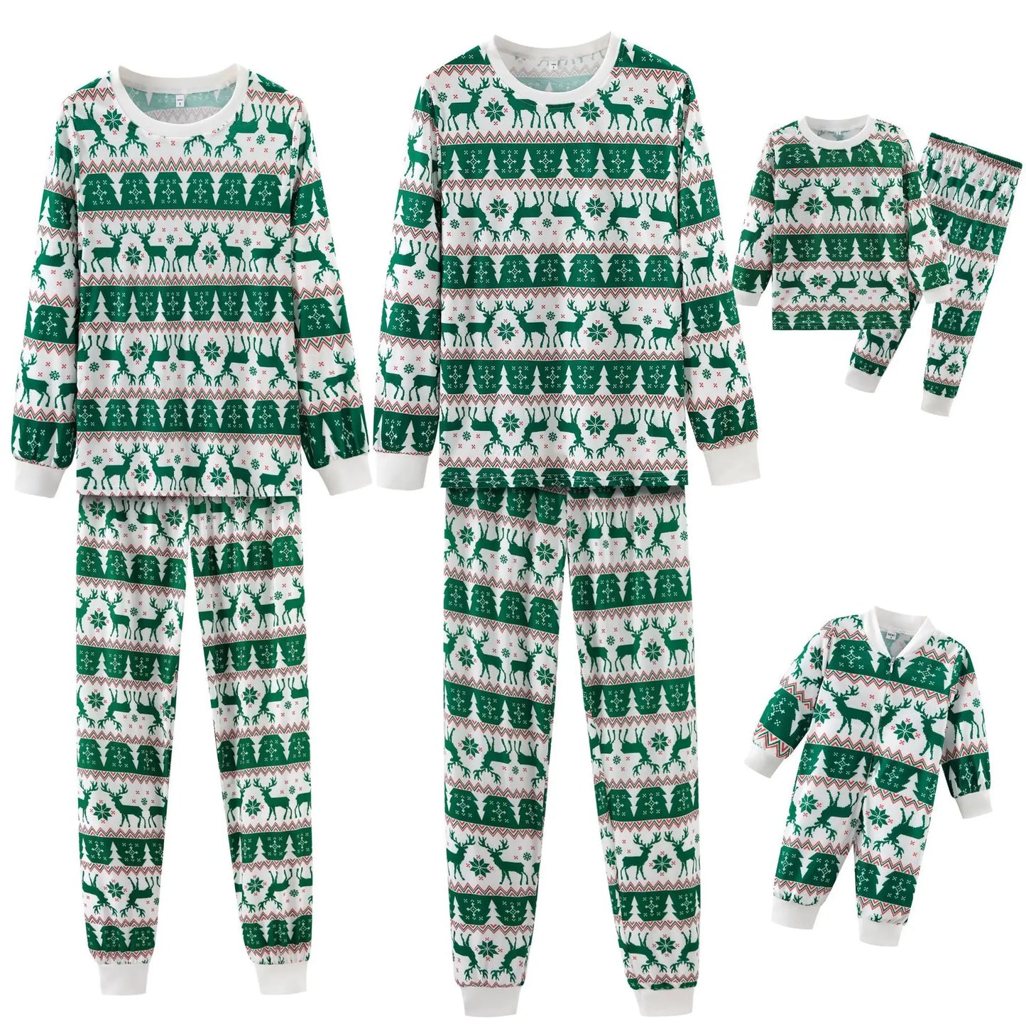 Pajamas Christmas Family Mother Daughter Father Son Kids Newborn Mom Baby Christmas PJS Xmas Matching Family Look Outfits