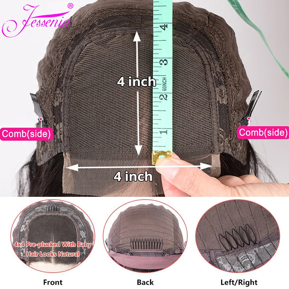 Maxy Kinky Curly Wig Human Hair 13x4 Curly Lace Front Human Hair Wigs Deep Curly Lace Closure Wig For Women 180 Density