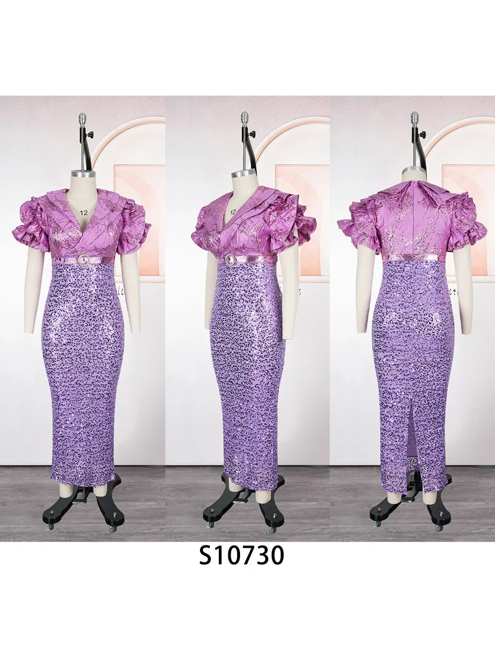 Amay Plus Size Evening Dresses for Women Luxury Sequin Gown Elegant Turkey Wedding Party Long Dress Ankara Ladies Clothing